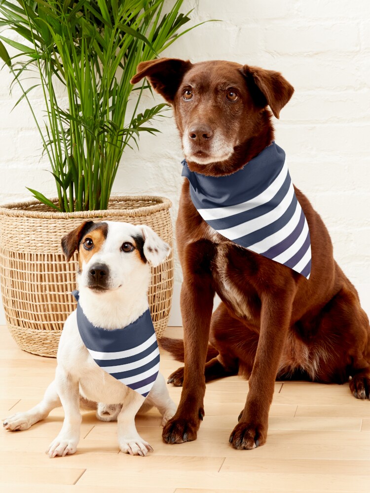 Navy blue deals dog bandana