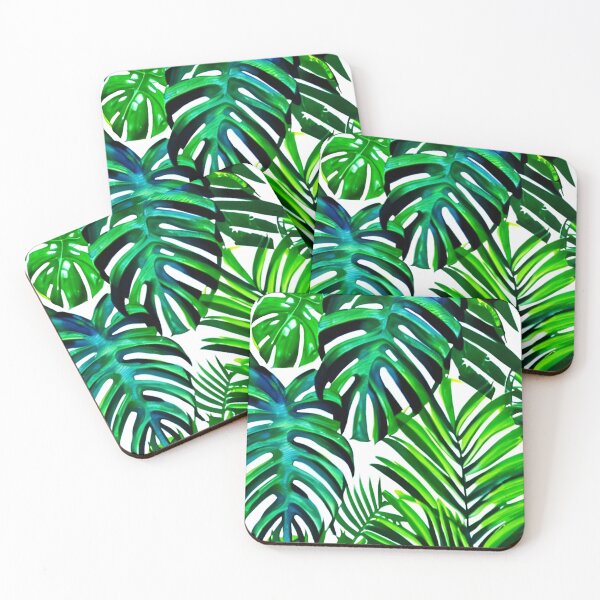 Item preview, Tropical Leaves Ferns - Monstera - Delicious Monstera designed and sold by Ascooepics.