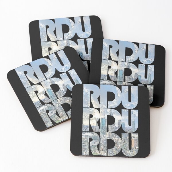 Item preview, Raleigh, North Carolina RDU Sunrise Cityscape Repeating Pattern designed and sold by CrabbyLobster.