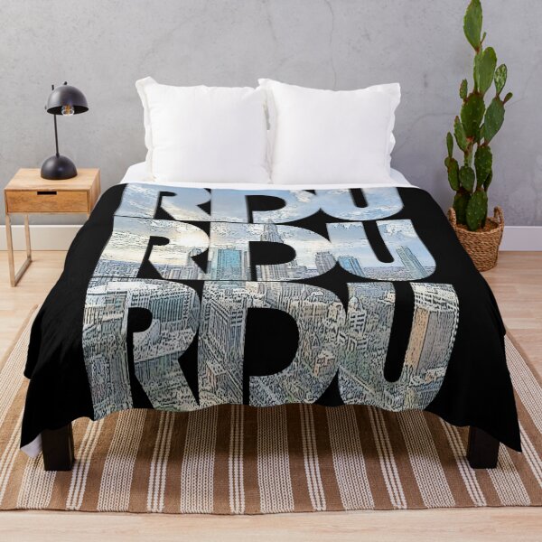 Item preview, Raleigh, North Carolina RDU Sunrise Cityscape Repeating Pattern designed and sold by CrabbyLobster.