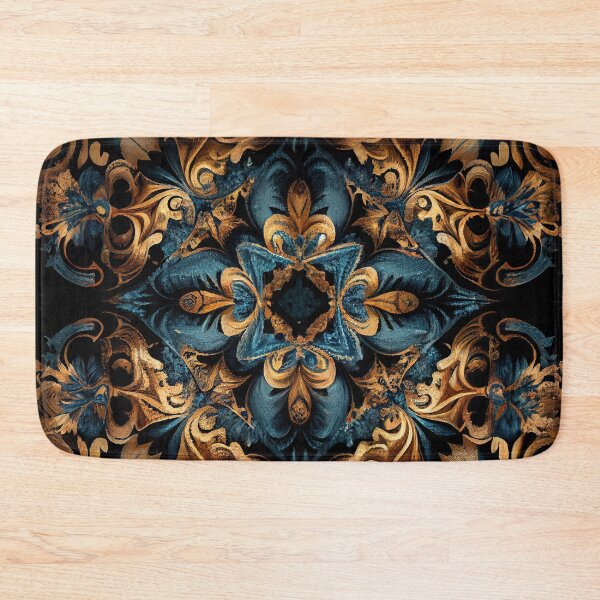 Item preview, Muted Symmetrical Semi Abstract Luxury Dark New Me Digital Painting designed and sold by CodeAndColors.