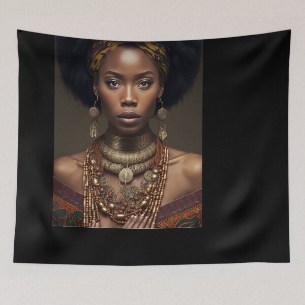 Item preview, Afrofuturism Art designed and sold by MidJourneymen.