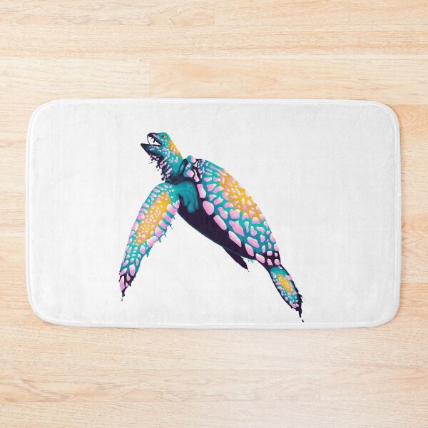 Item preview, Trippy Synthwave Psychedelic Turtle  designed and sold by midnightcha.