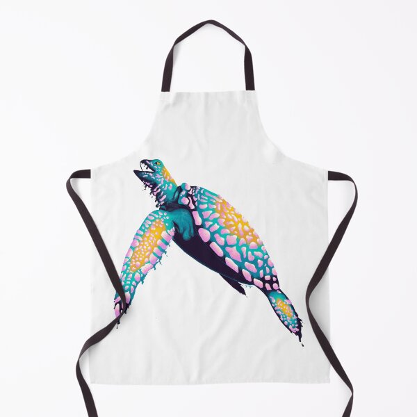Item preview, Trippy Synthwave Psychedelic Turtle designed and sold by midnightcha.