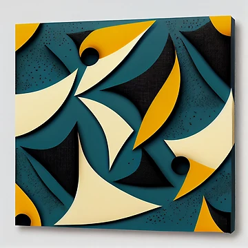 Vorschaubild zum Design Abstract Minimal Intense Contemporary Pattern Digital Painting von CodeAndColors
