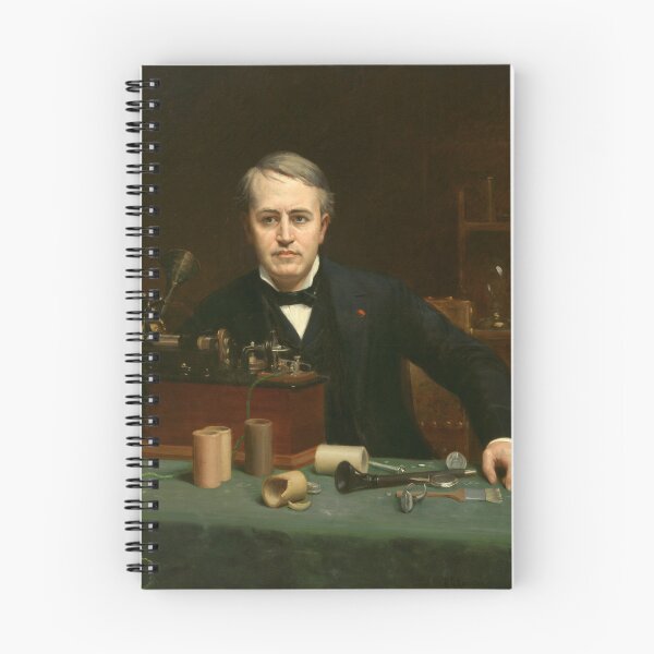 Item preview, Thomas Edison, 1890 designed and sold by Vintage Wall Art.