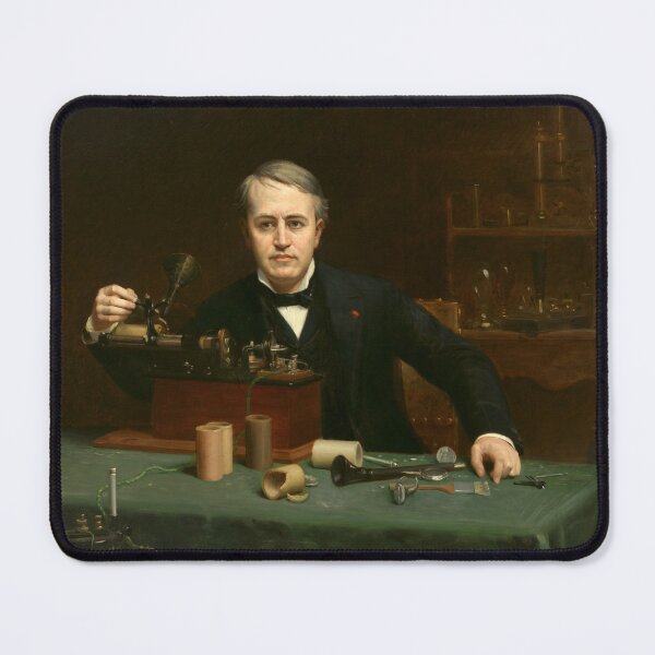 Item preview, Thomas Edison, 1890 designed and sold by Vintage Wall Art.