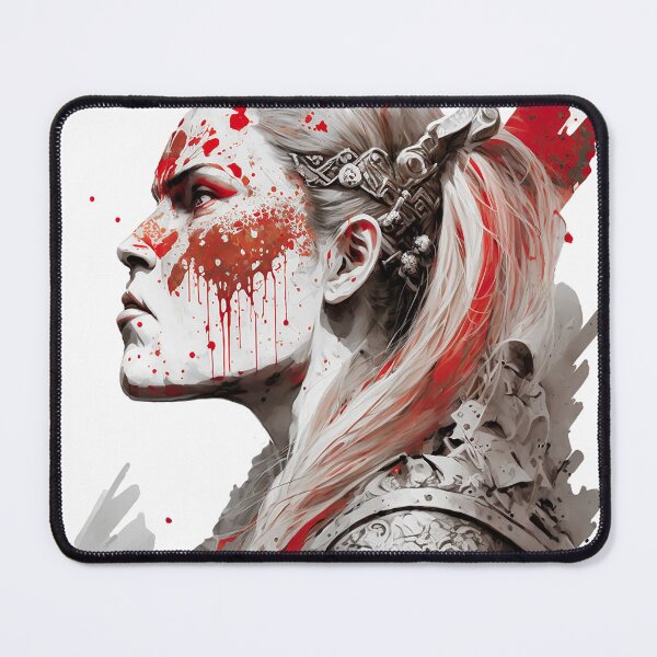 Item preview, Beautiful abstract Viking woman designed and sold by dixtrois.