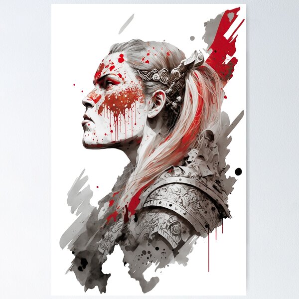 Femme Viking affiches et impressions par Konstgalleriet AI - Printler