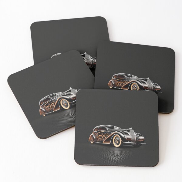 Item preview, Art Deco Style Cars designed and sold by TheArtfulAI.