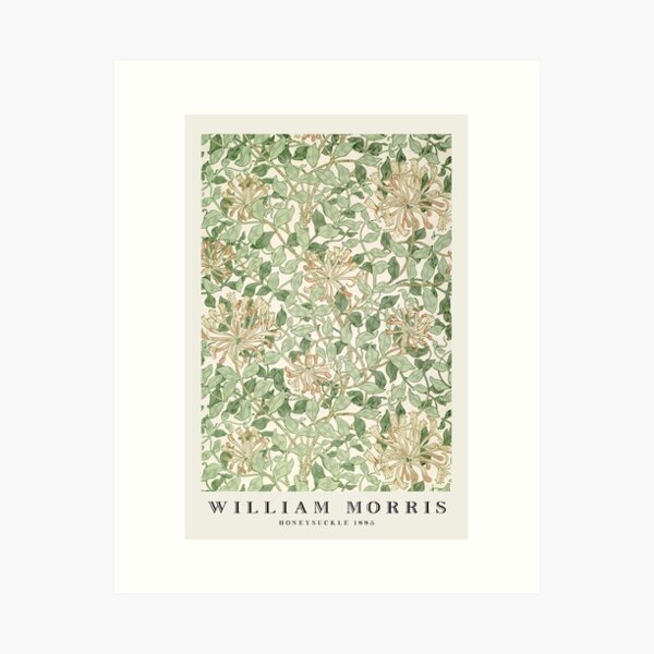 Item preview, William Morris Honeysuckle by Zouzounio Art designed and sold by zouzounioart.