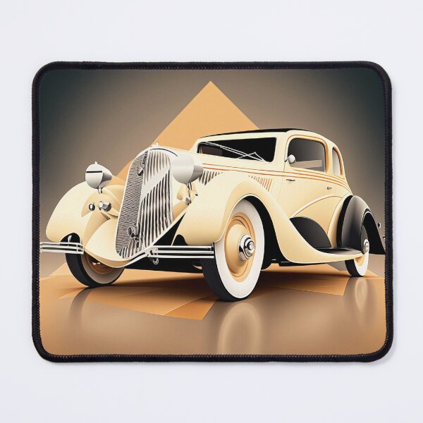 Item preview, Art Deco Style Cars designed and sold by TheArtfulAI.