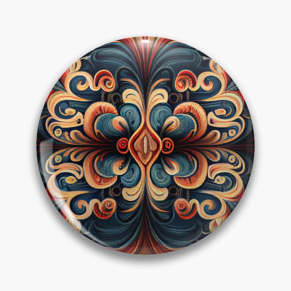 Item preview, Dynamic New Traditional Pattern Digital Painting designed and sold by CodeAndColors.