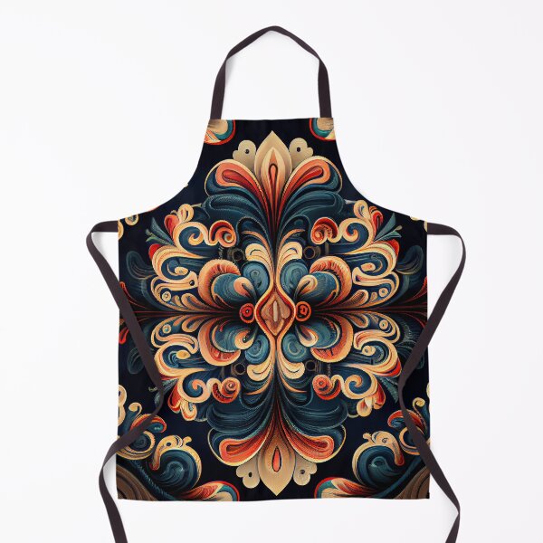 Artikelvorschau, Dynamic New Traditional Pattern Digital Painting entworfen und verkauft von CodeAndColors.