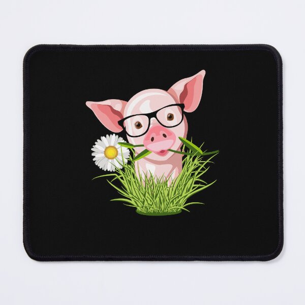 Item preview, Cute Pig holding a daisy  designed and sold by Comfy Creations.