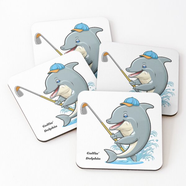 Item preview, Golphing Dolphin, Golfin Dolphin, golf, dolphin designed and sold by AlliancEmporium.
