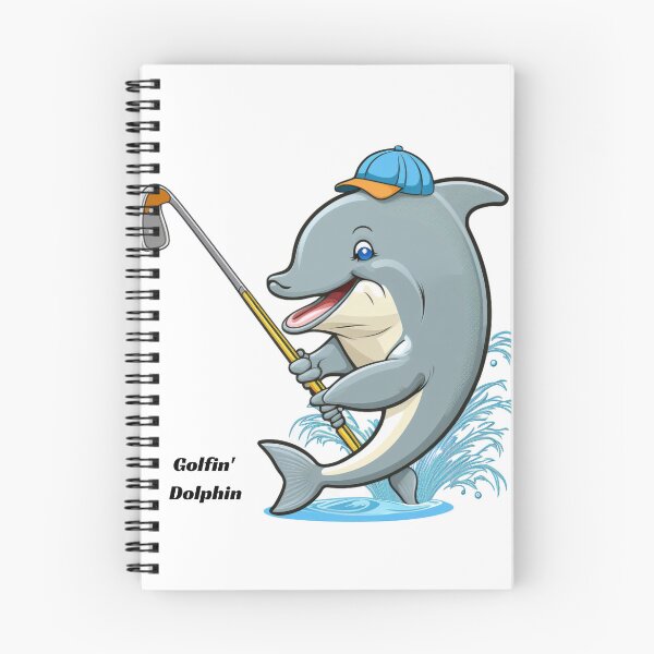 Item preview, Golphing Dolphin, Golfin Dolphin, golf, dolphin designed and sold by AlliancEmporium.