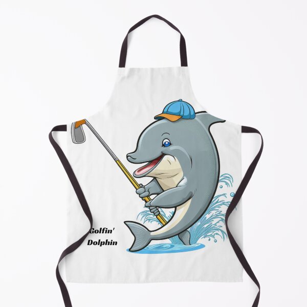 Item preview, Golphing Dolphin, Golfin Dolphin, golf, dolphin designed and sold by AlliancEmporium.