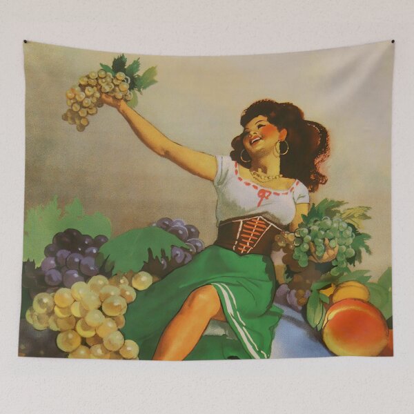 Item preview, Vintage Italian Fruit kitchen art designed and sold by Glimmersmith.