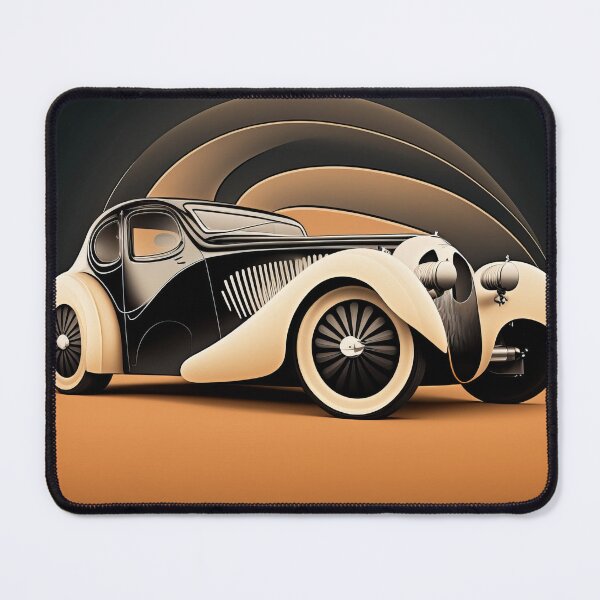 Item preview, Art Deco Style Cars designed and sold by TheArtfulAI.