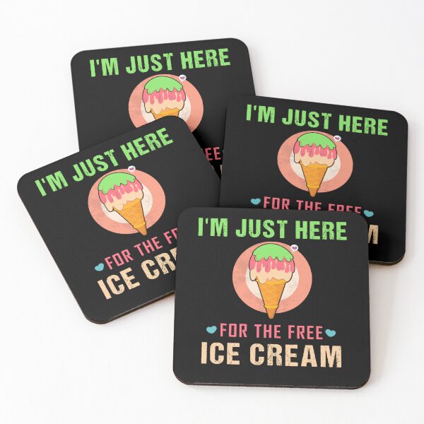 Item preview, loves ice cream, i'm just here for the free ice cream designed and sold by yssnyd.