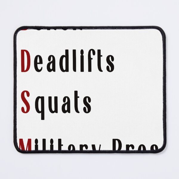 Item preview, bench deadlifts squats military press designed and sold by ModRed.