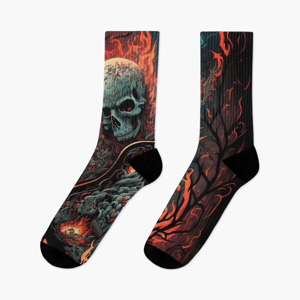 Item preview, guitar burning in hell designed and sold by Johnsdesigns1.