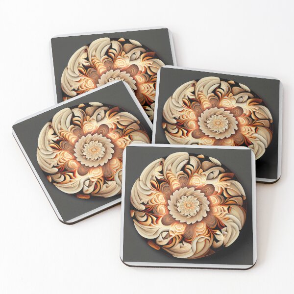 Item preview, Circular Soft Bold Natural Pattern Digital Painting designed and sold by CodeAndColors.