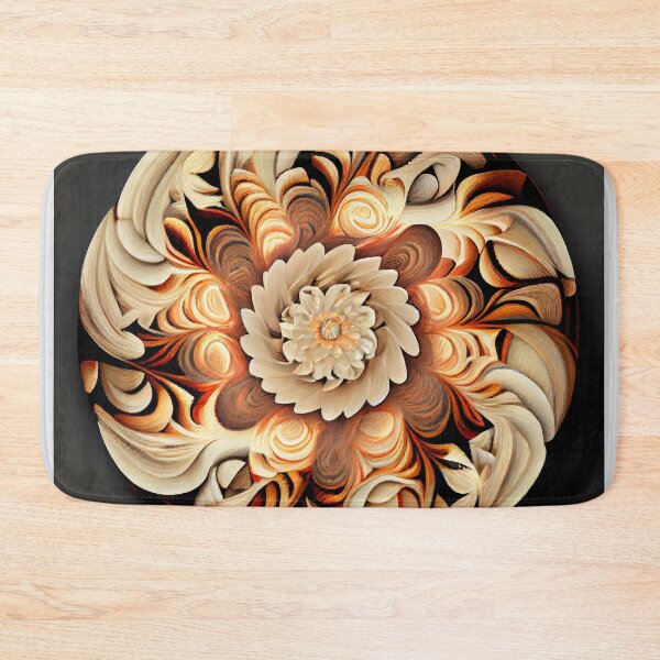 Item preview, Circular Soft Bold Natural Pattern Digital Painting designed and sold by CodeAndColors.