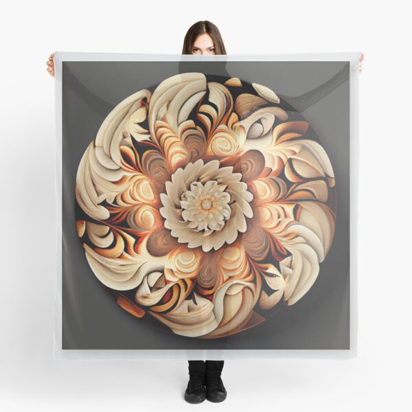 Item preview, Circular Soft Bold Natural Pattern Digital Painting designed and sold by CodeAndColors.