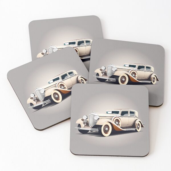 Item preview, Art Deco Style Cars designed and sold by TheArtfulAI.