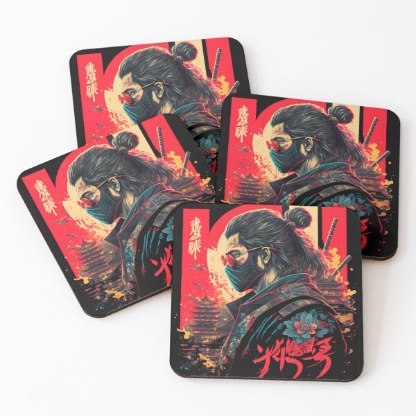 Item preview, Bushido Warrior Samurai Japanese Retro 80s  designed and sold by RetroZ0.