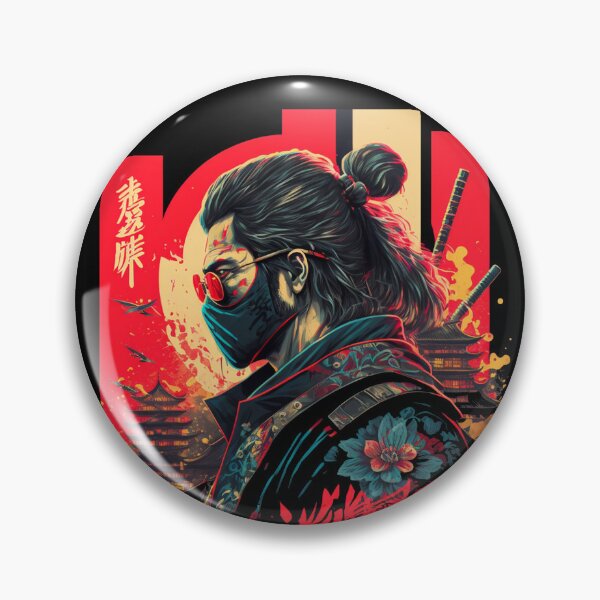 Item preview, Bushido Warrior Samurai Japanese Retro 80s  designed and sold by RetroZ0.