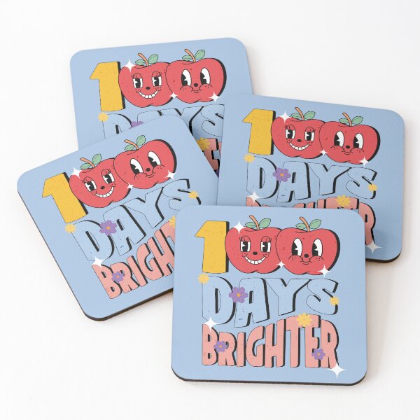 Item preview, 100 Days Brighter Retro 100 Days Of School Celebration Party designed and sold by Dolphi-s.
