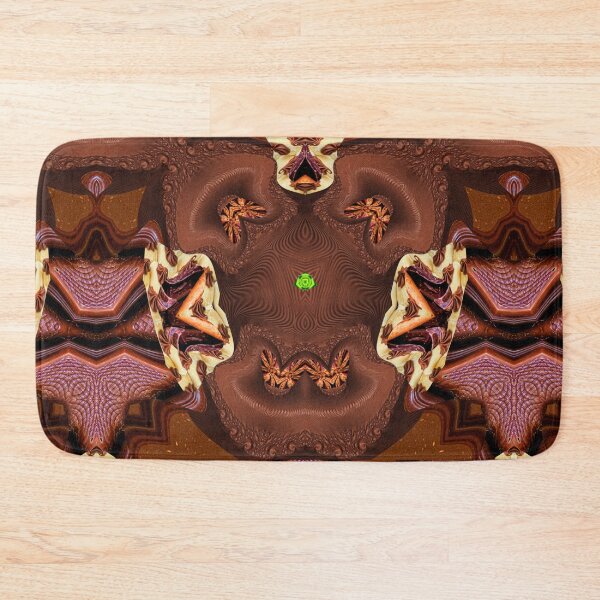 Item preview,  *FUNNY ABSTRACT PAINTING ALIEN TRIBAL FACE CHOCOLATE MIXTURE MINT GREEN WITH STARRY GREEN ANISE* designed and sold by Ralek.