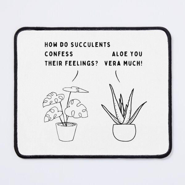 Item preview, Plant joke - How do succulents confess their feelings? designed and sold by ani-eni.