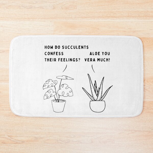 Item preview, Plant joke - How do succulents confess their feelings? designed and sold by ani-eni.