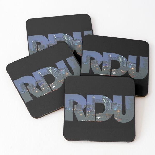 Item preview, Raleigh, North Carolina RDU Night Cityscape designed and sold by CrabbyLobster.