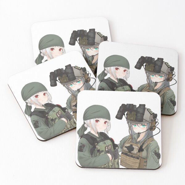 Item preview, Military Anime Girls designed and sold by kittiescuties.