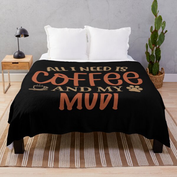 Item preview, All I Need is Coffee and My Mudi - Dog designed and sold by CJC Designs.