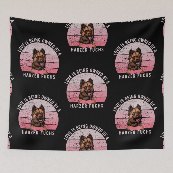 Item preview, Harzer Fuchs Love Pink Vintage Sunset Valentine designed and sold by Cuddlythopia.