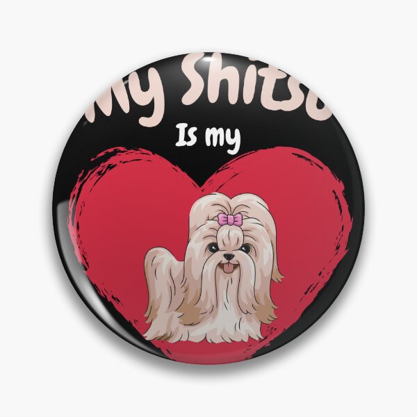 Item preview, My Shitsu is my Valentine best Gift for dog lover designed and sold by TajfunX.