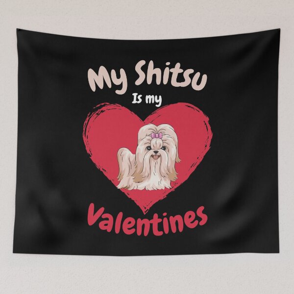 Item preview, My Shitsu is my Valentine best Gift for dog lover designed and sold by TajfunX.