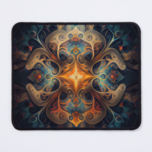 Item preview, Mystical Semi Abstract Pattern Digital Painting designed and sold by CodeAndColors.