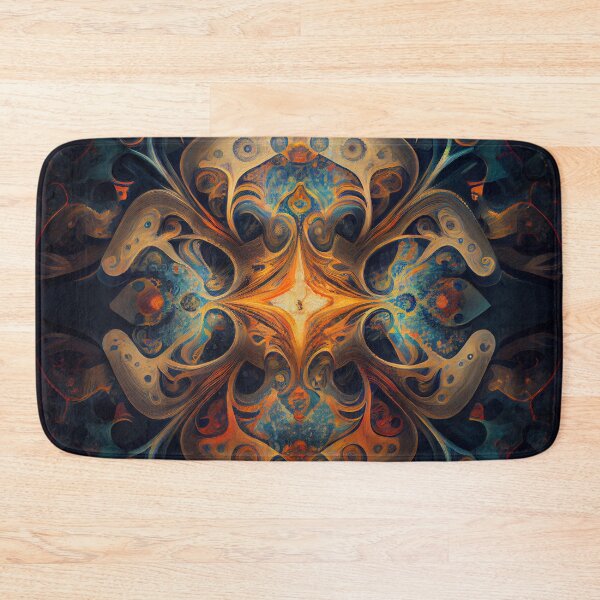 Item preview, Mystical Semi Abstract Pattern Digital Painting designed and sold by CodeAndColors.