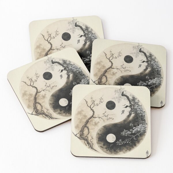 Item preview, Yin and Yang Japanese nature version designed and sold by BaynoSama.