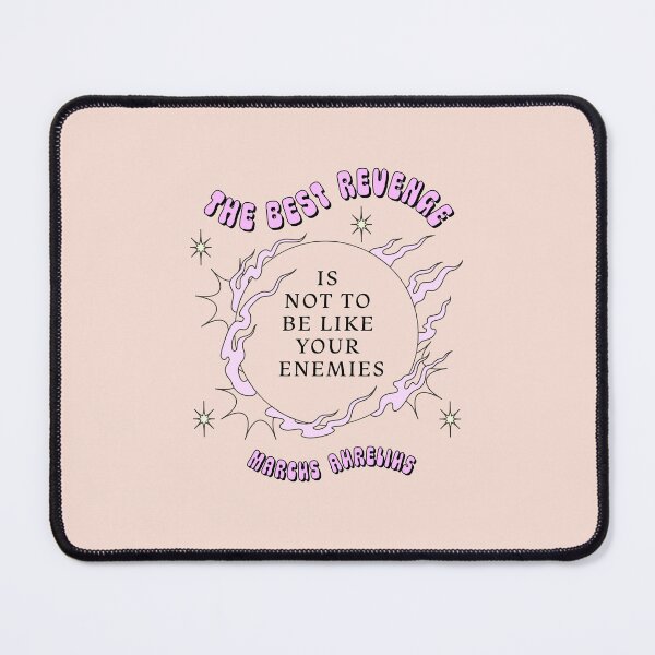 Item preview, The Best Revenge Is Not To Be Like Your Enemies | Light Pink designed and sold by stoicjimny.