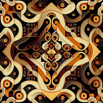 Vorschaubild zum Design Dense Square Artistic Transitional Pattern Digital Painting von CodeAndColors