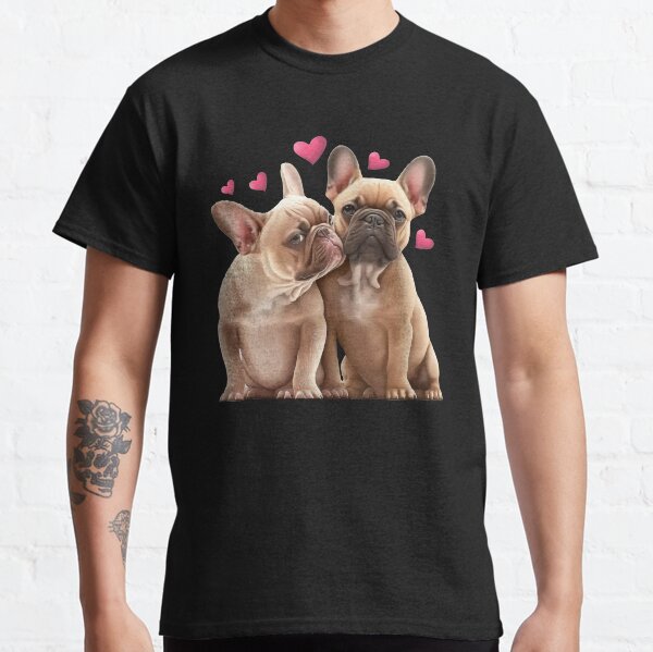 Item preview, Valentine's Day Cute french bulldog couple Heart Love designed and sold by CG Studio.