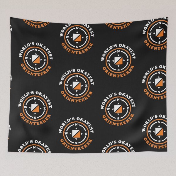 Item preview, Funny Orienteering Gift World's Okayest Orienteerer Compass designed and sold by yelly123.
